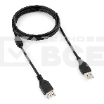 Кабель Gembird PRO CCF-USB2-AMAF-6 USB 2.0 кабель удлинительный 1.8м AM/AF позол.конт., фер.кол., пакет, фото 1