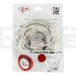 Кабель Gembird/Cablexpert CC-PPVGA-10m, Кабель VGA Premium , 15M/15M, 10м, серый, тройной экран, феррит.кольца, фото5