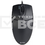 Мышь проводная A4Tech OP-620D черный, 1000 dpi, USB, кнопки - 4, фото3