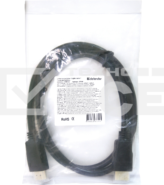 Кабель Defender HDMI-03 HDMI M-M, ver 1.4, 1.0 м