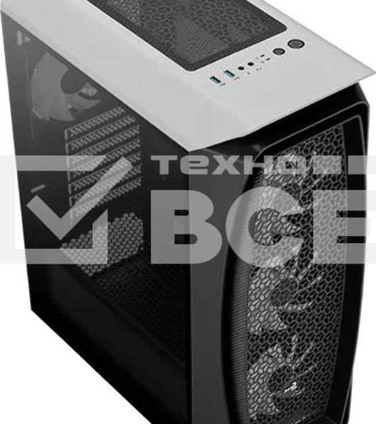 Компьютерный корпус Aerocool / Formula Aero One Frost-G-WT-v1 белый без БП ATX 4x120mm 2x140mm 2xUSB3.0 audio bott PSU