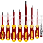 Набор: Отвертки SL 3, 5, 6 / PH 1, 2 / PZ 1, 2, тестер 100-250 В, ЗУБР 