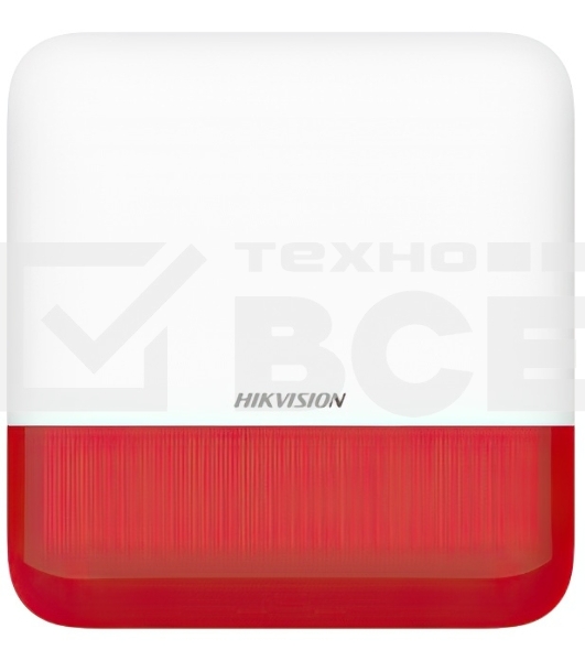 Извещатель охранный Hikvision DS-PS1-E-WE(Red Indicator)