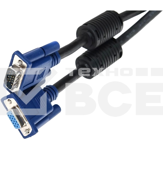 Кабель соединительный SVGA (15M/M) 3m 2 фильтра TV-COM <QCG120H-3M>