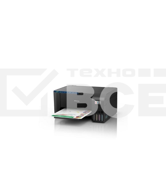 МФУ струйный Epson EcoTank L3251 (C11CJ67419/C11CJ67302/C11CJ67518), A4, цветное, печ. до 33 стр/мин. (ч/б) до 15 стр/мин. (цвет), скан. до 5 стр/мин., 5760 x 1440 dpi (печать) 1200x2400dpi (скан.), USB, Wi-Fi