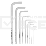 Набор ключей имбусовых Gross 16403 HEX, 1,5–10 мм, S2, 9 шт., удлиненные с шаром, сатинированные, фото3