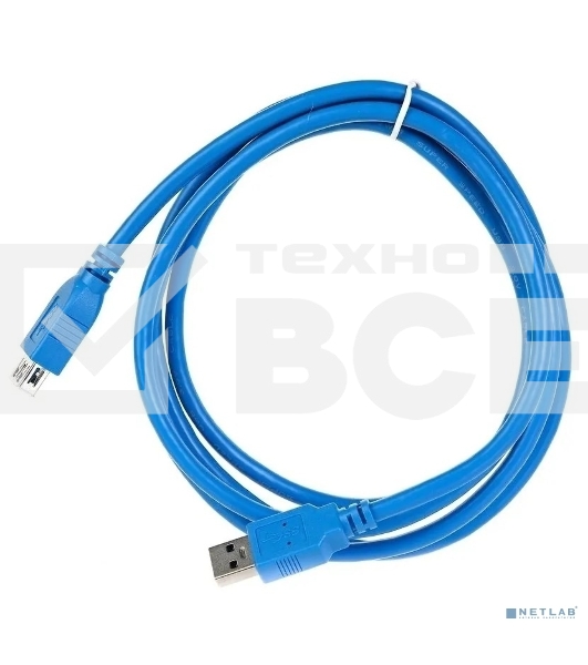 Кабель удлинительный VCOM VUS7065-1M USB3.0 Am-Af 1m