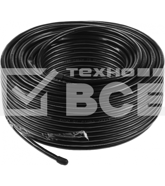 Кабель Premier CONNECT-AV RG-6/U CCS BK 50м. (катушка:50м) черный (21-320 50)