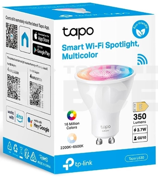 Умная многоцветная Wi-Fi спот-лампа TP-Link Tapo L630