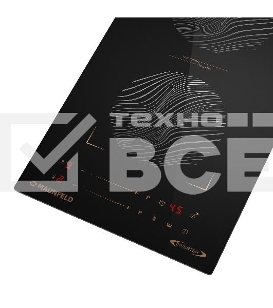 Индукционная варочная панель Maunfeld CVI292S2BBKF Inverter