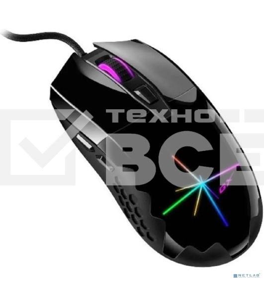 Мышь проводная Genius Scorpion M715 черный, 7200 dpi, USB, кнопки - 6