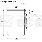 Сушильная машина Bosch Serie 8 WQB245B0ME белый, с английской панелью, фото3