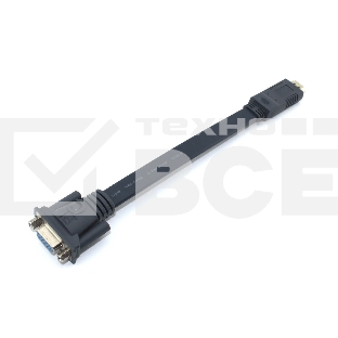 Переходник с кабелем HDMI на VGA цветной 230 мм