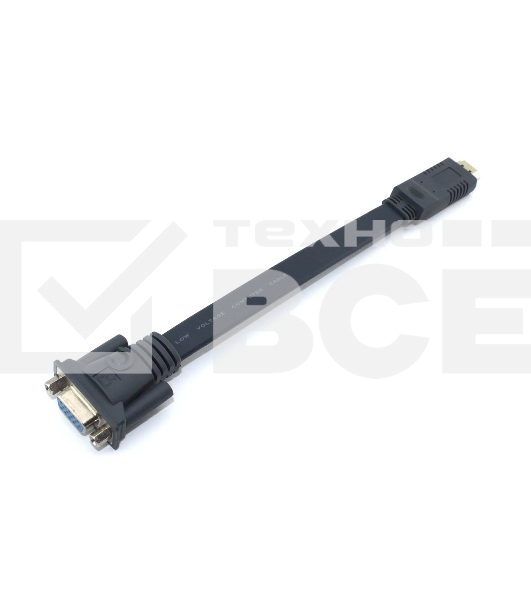 Переходник с кабелем HDMI на VGA цветной 230 мм