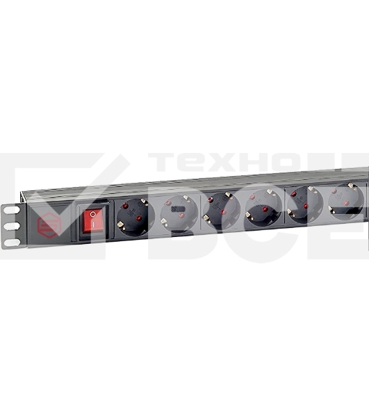 Блок распределения питания Sysmatrix PD 0802.000 гор.размещ. 8xSchuko базовые 16A C14