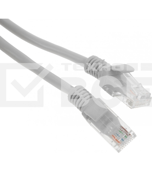 Патч-корд UTP Cablexpert кат.5e, 7.5м, литой, многожильный (серый)