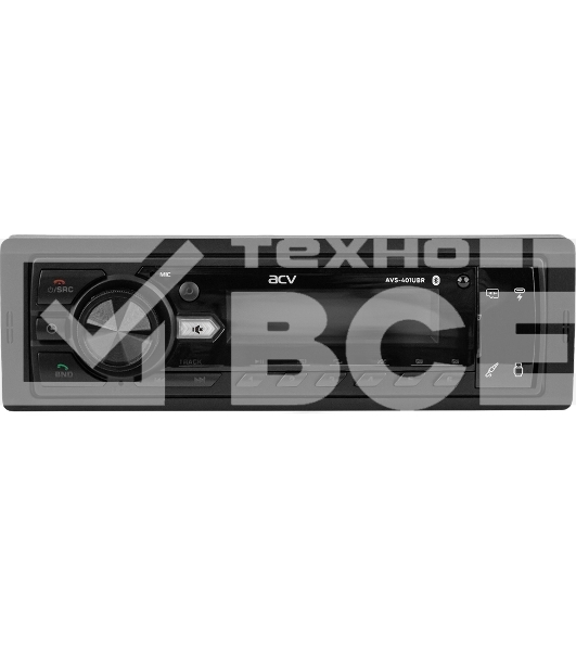 Автомагнитола ACV AVS-401UBR 1DIN 4x50Вт v5.0 AUX 2 (43341)