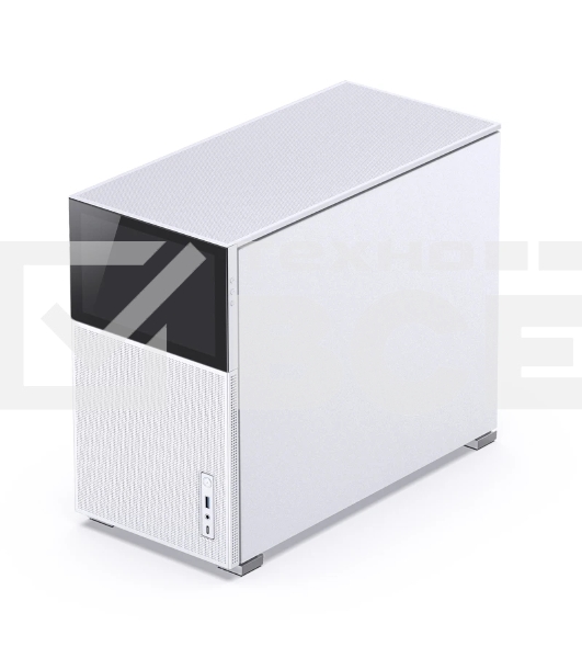 Корпус без блока питания Case JONSBO D31 MESH SCREEN, Mini-Tower, TG, no fans, 1xUSB-A 3.0 + 1xUSB-C 3.2, mATX, mDTX, mITX White