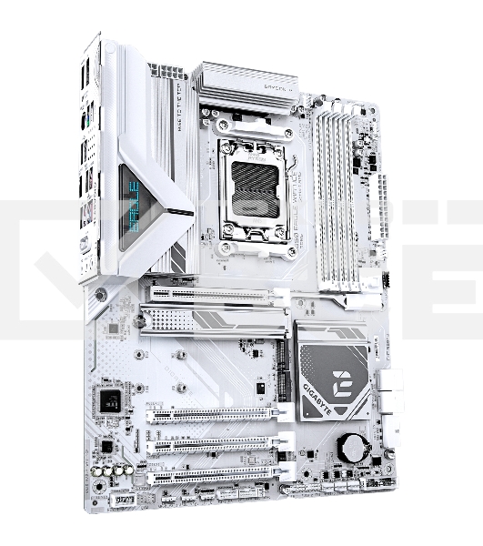 Материнская плата Gigabyte B850 EAGLE WIFI7 ICE, AM5, AMD B850, 4xDDR5, 4xSATA, 3xM.2, 1xPCIe 5.0 x16, 1xPCIe 4.0 x4, 2xPCIe 3.0 x1, 1xDP (v1.4), 1xHDMI, 1x2.5Gb LAN, Wi-Fi 7, Bluetooth 5.4, 1xUSB-C 5Gbps, 2xUSB-A 10Gbps, 2xUSB-A 5Gbps, 4xUSB-A 2.0, 3x3.5