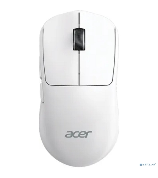 Мышь беспроводная/проводная Acer OMR401 белый, 12000 dpi, радиоканал, Bluetooth, USB, кнопки - 5