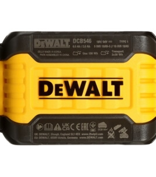 Аккумулятор DEWALT DCB546-XJ 6Ач li-ion flexvolt