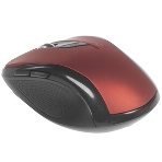 Мышь беспроводная Qumo Office Line M62 красный, 1600 dpi, радиоканал, USB, кнопки - 6, фото4