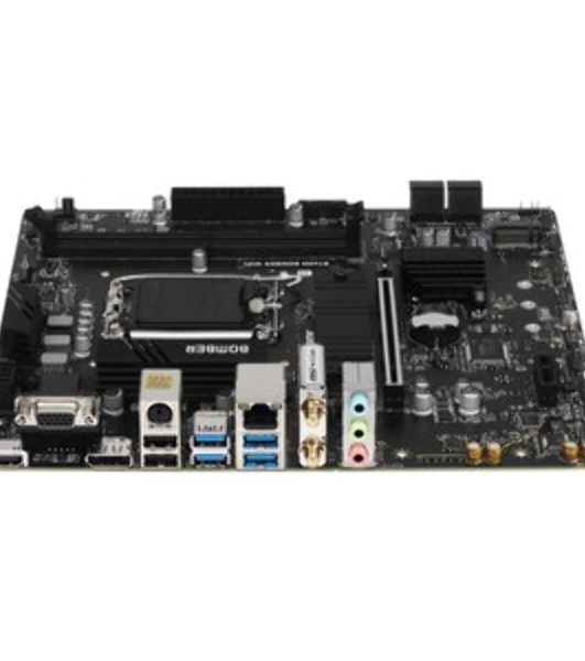 Материнская плата MSI B760M BOMBER WIFI, LGA 1700, Intel B760, 2xDDR5, 4xSATA, 2xM.2, 1xPCIe 4.0 x16, 1xPCIe x1, 1xVGA, 1xHDMI, 1xDP, 1x2.5Gb LAN, Wi-Fi 6E, Bluetooth 5.3, 4xUSB-A 5Gbps, 2xUSB-A 2.0, 1xPS/2, 3x3.5 мм, 7.1, чёрный, mATX