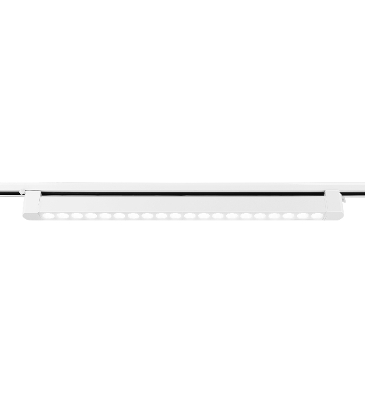 Трековый однофазный светильник Ambrella light GL6718 WH белый IP20 40W 4200K 24° 590*35*57