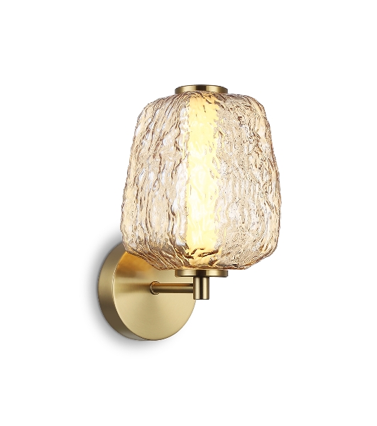Настенный светодиодный светильник Ambrella light LH30108 SB/TI бронза/янтарь 8W 3000K 140*190*285