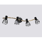 Светильник Ambrella light TR8662/4 BK/GD черный/золото E14/4 max 60W 760*100*170, фото5
