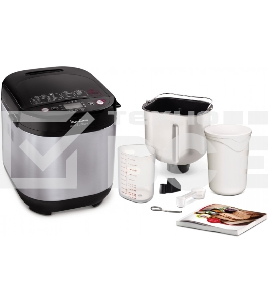 Хлебопечь Moulinex OW240E30 650Вт серебристый/черный