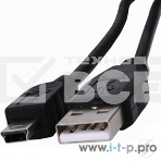 Кабель Rexant Шнур mini USB (male) - USB-A (male) 0.2M черный, фото 1