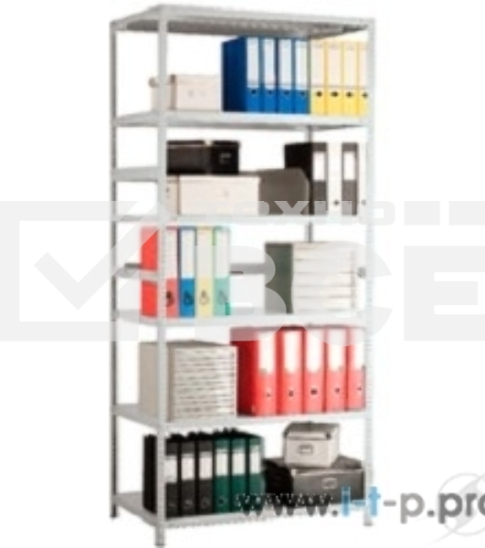 Металлические стеллажи Стеллаж MS 150KD/75x40/4 (Размеры внешние (ВхШхГ) 1500х750х400 мм, 4 полки, с разборной стойкой)