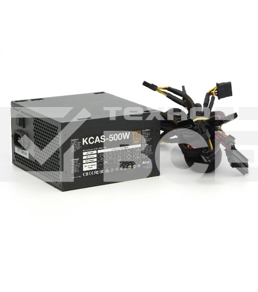 Блок питания Aerocool / Formula KCAS-500W, 500Вт, PLUS 80 PLUS Bronze, 120мм, черный