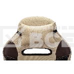 Кресло игровое Бюрократ VIKING 6 KNIGHT BR FABRIC коричневый, крестовина металл/пластик, фото4