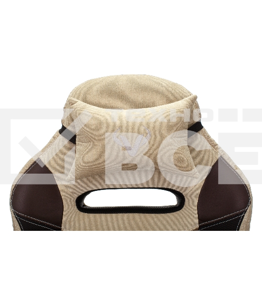 Кресло игровое Бюрократ VIKING 6 KNIGHT BR FABRIC коричневый, крестовина металл/пластик
