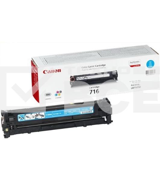 Картридж лазерный Canon Cartridge 716C (1979B002) голубой (1500 стр.) для Canon LBP5050/5050N