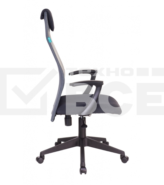 Кресло руководителя Бюрократ KB-8N/DG/TW-12 серый TW-04 TW-12 сетка