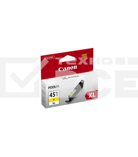 Картридж струйный CLI-451XLY (6475B001) для Canon PIXMA iP7240, MG5440, 6340, Желтый, 685стр.