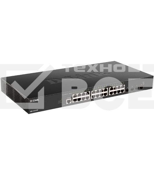 Коммутатор D-Link DXS-1210-28T/A1A, L2+ Smart Switch with 24 10Gbase-T ports and 4 25Gbase-X SFP28 ports.32K MAC address, 680Gbps switching capacity, 802.3x Flow Control, 802.3ad Link Aggregation, 4K of 802.