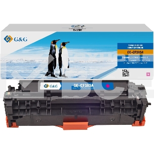 Картридж лазерный G&G GG-CF383A пурпурный (2700стр.) для HP LJ Pro M476dn/M476nw/M476dw