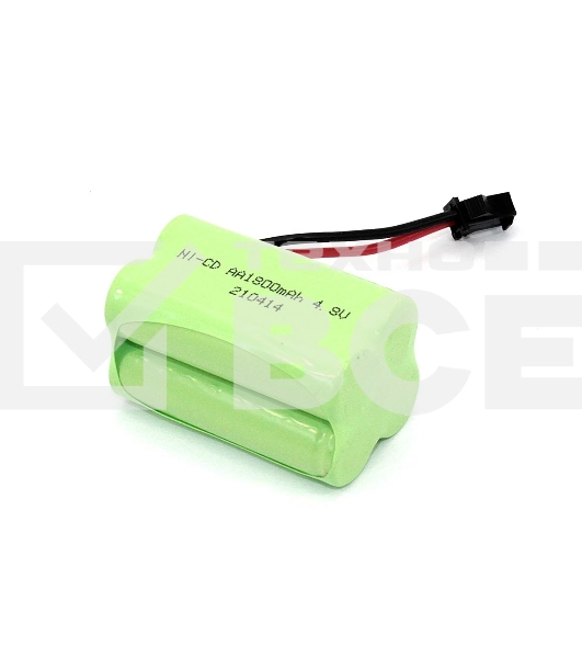 Аккумулятор Ni-Cd 4.8V 1800 mAh AA Row разъем SM