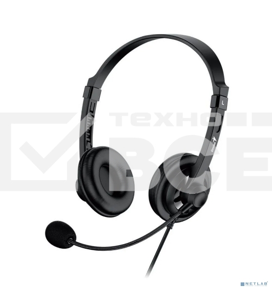 Гарнитура Genius HS-230U black USB (31710021401)