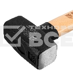 Кувалда Denzel 1000 г, кованая головка, буковая рукоятка, фото4