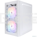 Компьютерный корпус 1STPLAYER FIREBASE X1 White / mATX / 3x120mm LED fans / X1-WH-3F1-W, фото3