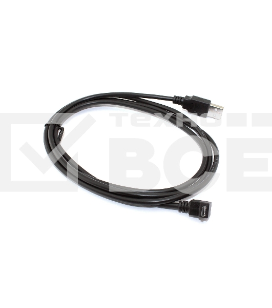 Кабель USB  Type A на Micro USB угол вниз 1,5 м