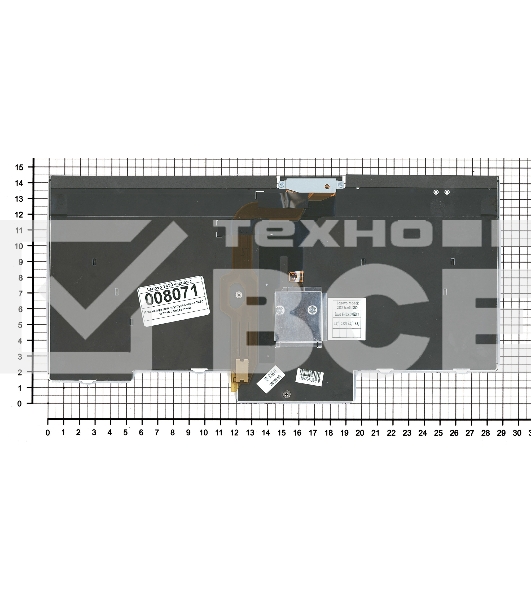 Клавиатура для ноутбука Lenovo ThinkPad T430 T430I X230 T530 L430 L530 черная с подсветкой