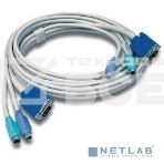 Кабель КВМ 4.5м Переключатель KVM TRENDNet TK-C15, папа-папа {клав.(PS/2), мышь (PS/2), DB15 п, 4.5 m}, фото2