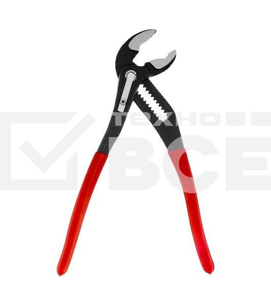 Переставные клещи Matrix 250 мм, кнопочный механизм, хром-ванадий, обливные рукоятки