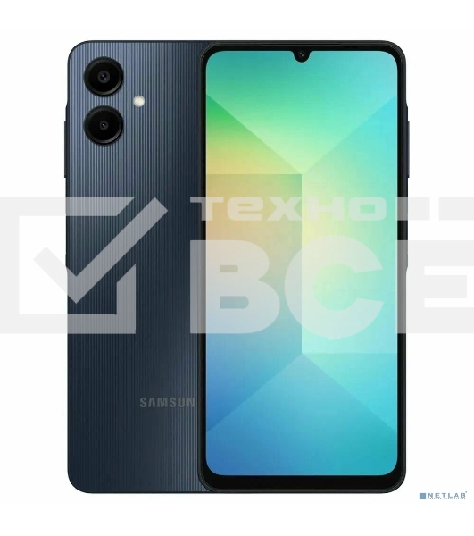 Смартфон Samsung Galaxy A06, 4/64Gb, черный